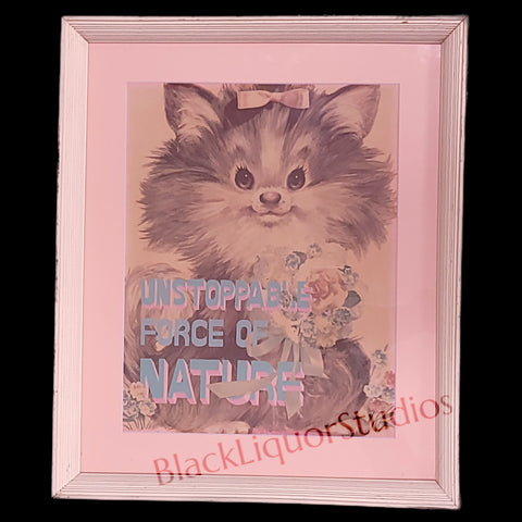 Unstoppable force of Nature - handpainted original