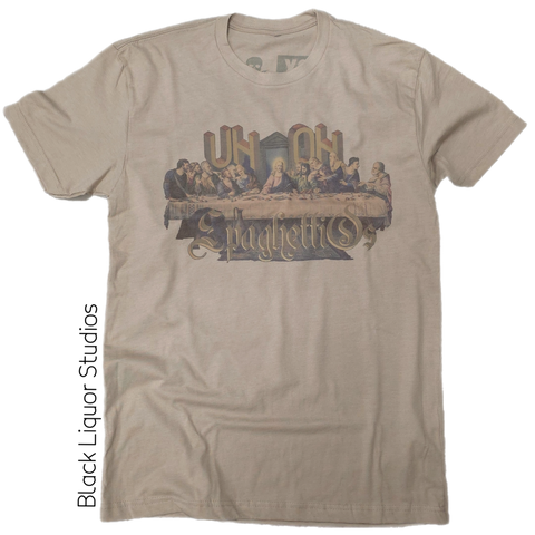 UhOh Spaghettios Last Supper tee