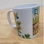F Mornings & the Worm 12 oz mug