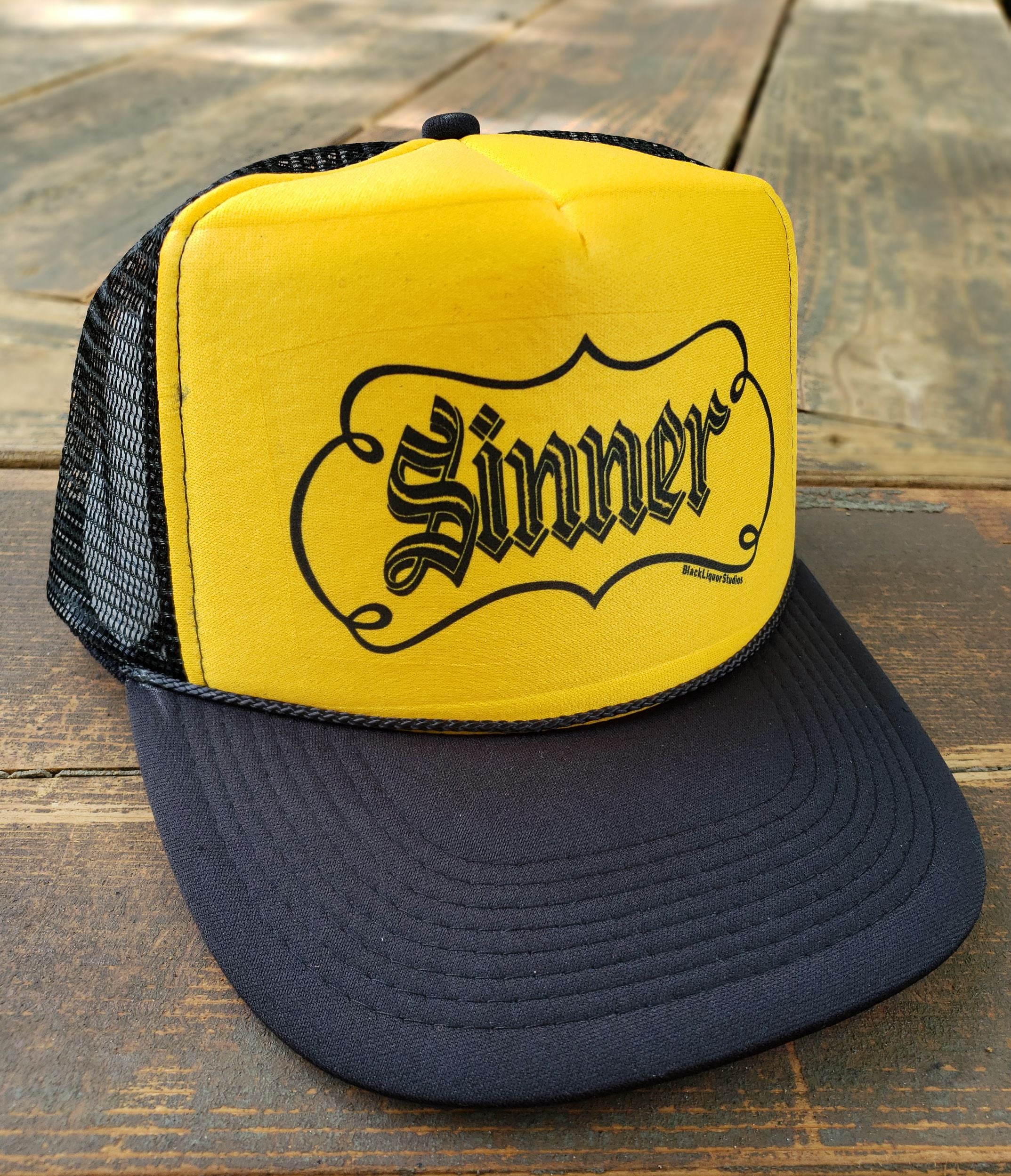 Sinner Trucker Hat – Black Liquor Studios