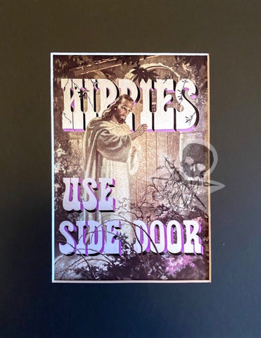 Hippies Use Side Door (art print)