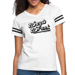 Day Drunk fitted varsity tee - white/black