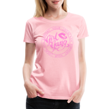 Support your local Girl Gang slim cut ladies T-Shirt - pink